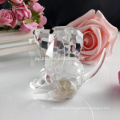 Wholesale cute crystal dog figurine for gift and decoration